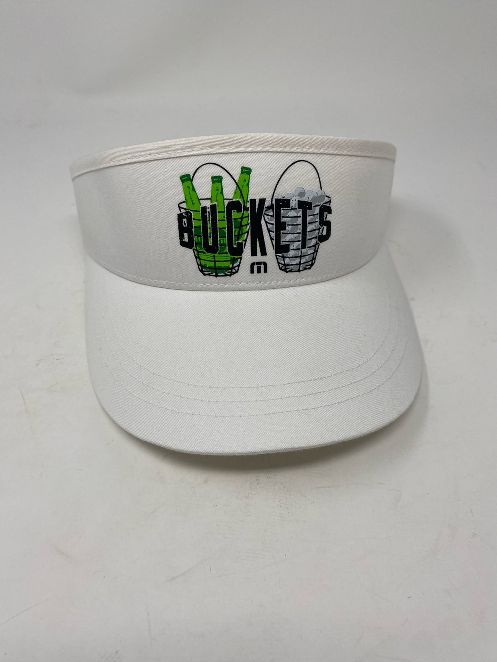 Travis Mathew Visor Hat Rally Cap Golf Buckets White Adjustable One Size